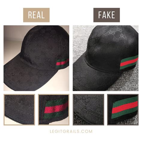 fake gucci baseball cap|gucci caps real vs fake.